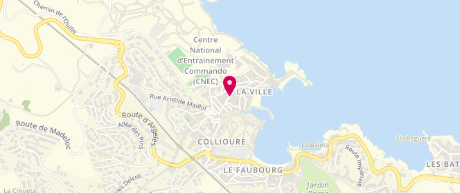 Plan de FARRES Marc, 16 Rue Pasteur, 66190 Collioure