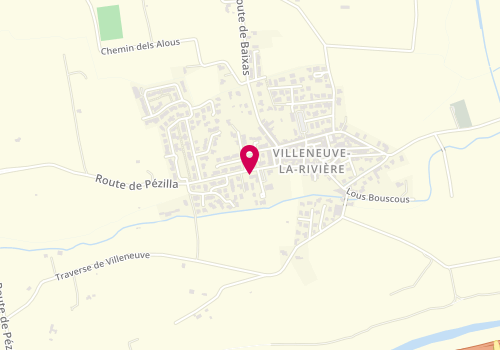 Plan de La Mie Martine, avenue du Canigou, 66610 Villeneuve-la-Rivière