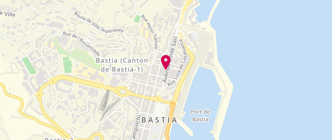 Plan de Au Blé d'Or, 7 Avenue Emile Sari, 20200 Bastia