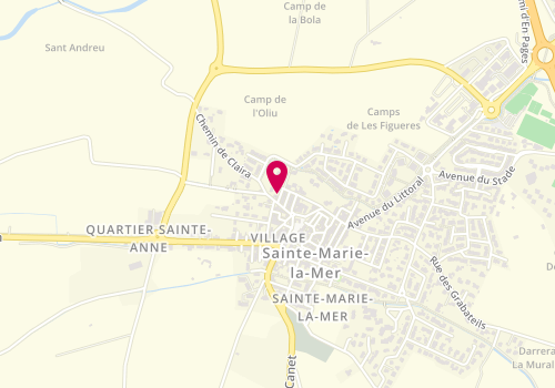 Plan de Spar, Avenue des Marendes, 66182 Sainte-Marie-la-Mer