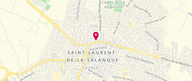Plan de La Miche Salanquaise, 25 Avenue Marechal Foch, 66250 Saint-Laurent-de-la-Salanque