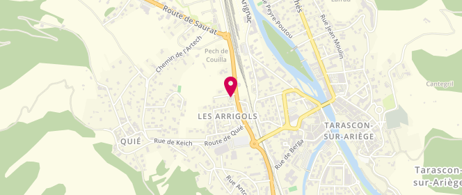Plan de Le Fournil de Louise, Cité des Arrigols, 09400 Tarascon-sur-Ariège