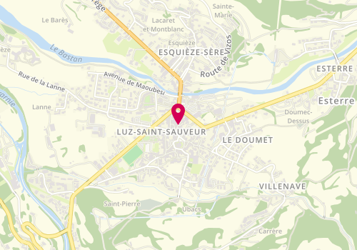 Plan de Les Boulangeries des Gaves, 4 Rue du Cotillon, 65120 Luz-Saint-Sauveur