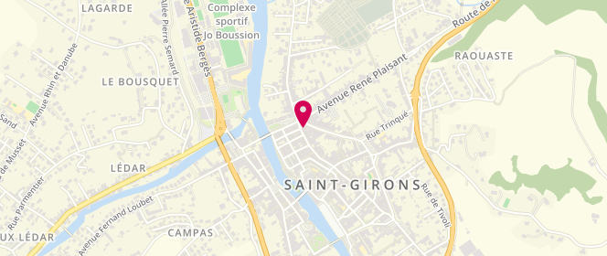 Plan de Boulangerie Boissonnot, 9 Place Jean Jaures, 09200 Saint-Girons