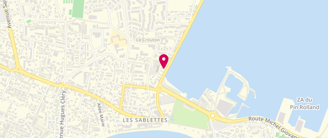 Plan de Boulangerie-Patisserie la Corniche, Allée de Tamaris, 83500 La Seyne-sur-Mer