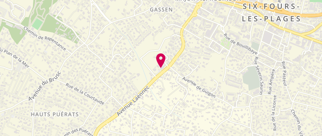 Plan de La Rosaleen, 640 avenue Laënnec, 83140 Six-Fours-les-Plages