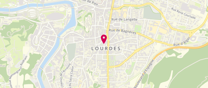 Plan de F. Dirasse, Les Halles
Place du Champ Commun, 65100 Lourdes