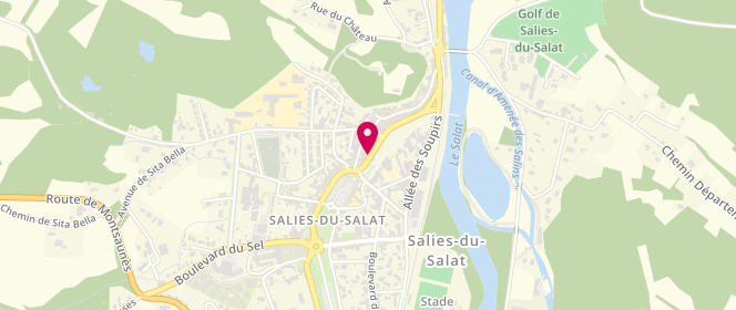 Plan de L'Amandine, 7 Boulevard Jean Jaurès, 31260 Salies-du-Salat