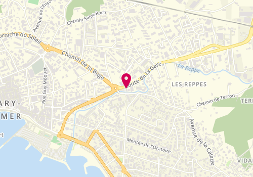Plan de Les 3'B, 74 Route de la Gare, 83110 Sanary-sur-Mer