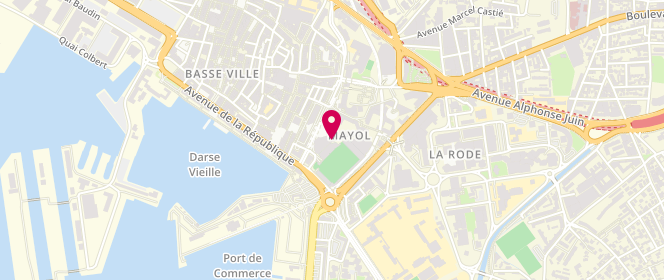 Plan de Brioche Dorée, 28 Rue du Mûrier, 83000 Toulon