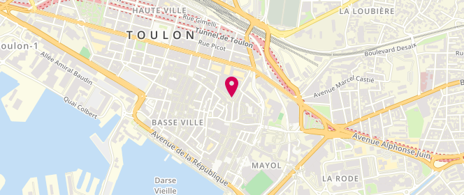 Plan de Fbp, 2 Rue de Lorgues, 83000 Toulon