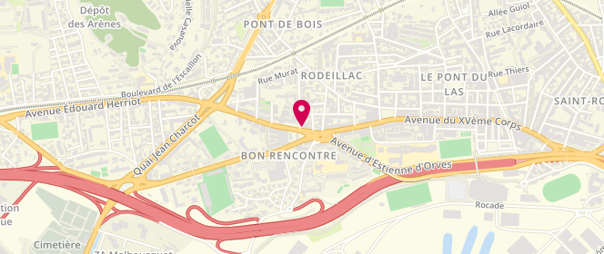 Plan de Le Forunil de Bon Rencontre, 74 Boulevard Général Brosset, 83200 Toulon