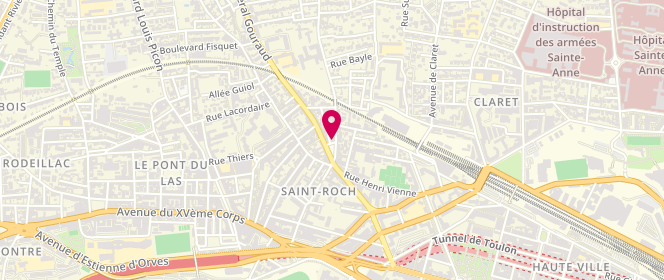 Plan de Boulangerie Carnot, 1 place Sadi Carnot, 83200 Toulon