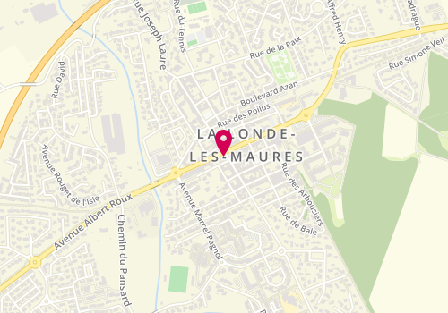 Plan de Le Fournil du Centre, 1 avenue Albert Roux, 83250 La Londe-les-Maures