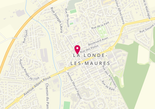 Plan de Le Moulin des Saveurs, 17 Rue Maréchal Foch, 83250 La Londe-les-Maures