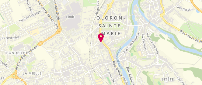 Plan de Au Fournil de Mon Père, 41 Rue Carrérot, 64400 Oloron-Sainte-Marie