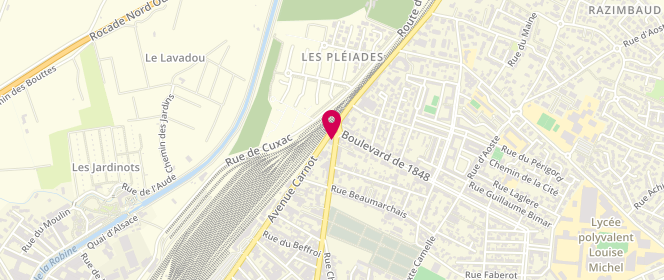 Plan de Boulangerie du Moulin, 44 avenue Carnot, 11100 Narbonne