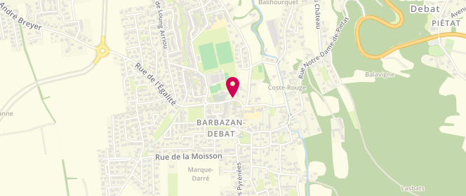 Plan de Boulangerie du Village, 2 Rue Egalite, 65690 Barbazan-Debat