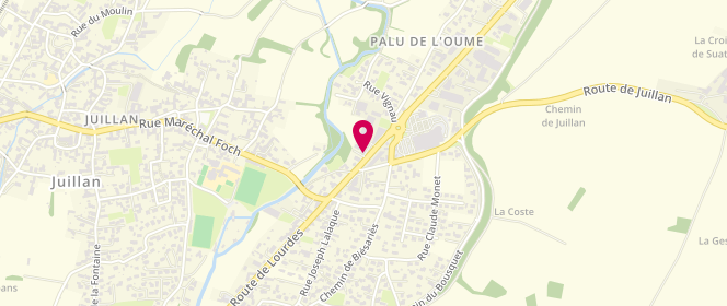 Plan de Le Moulin de Romy, 18 Route de Lourdes, 65290 Juillan