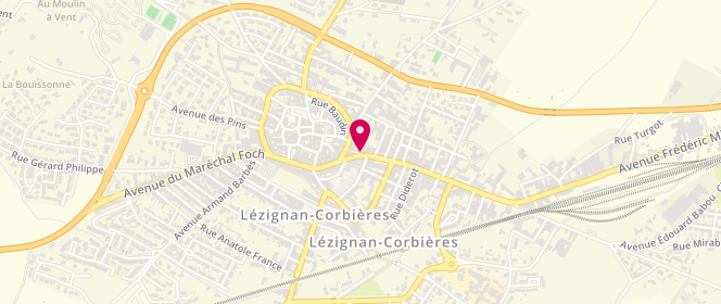 Plan de Le Fournil des Corbieres, 13 avenue Wilson, 11200 Lézignan-Corbières