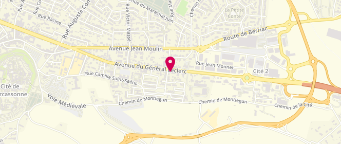 Plan de L'Ancestrale, 236 avenue du Général Leclerc, 11000 Carcassonne