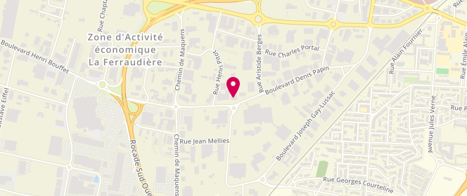 Plan de Boulangerie Ange, 460 Boulevard Denis Papin, 11000 Carcassonne