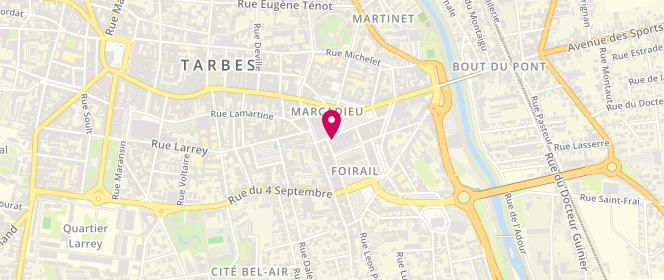 Plan de Boulangerie Patisserie de la Fontaine, 6 place Marcadieu, 65000 Tarbes
