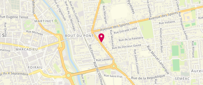 Plan de Boulangerie Patisserie Teira, 16 avenue François Mitterrand, 65600 Séméac