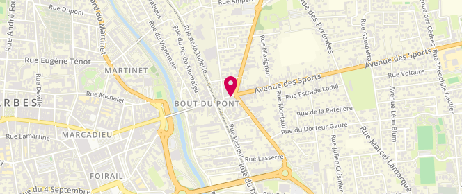 Plan de Boulangerie Patisserie du Bout du Pont, 9 Avenue de Toulouse, 65600 Séméac