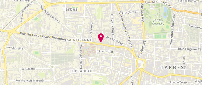 Plan de Comme Dans l'temps, 56 Rue Georges Lassalle, 65000 Tarbes