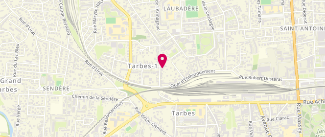 Plan de Boulangerie Baud, 16 Rue du Maquis de Sombrun, 65000 Tarbes