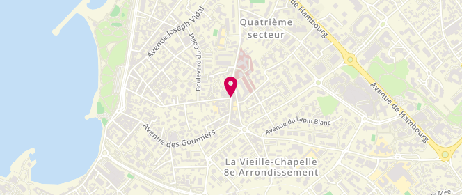 Plan de Boulangerie Tarico Denis, 123 Boulevard du Sablier, 13008 Marseille