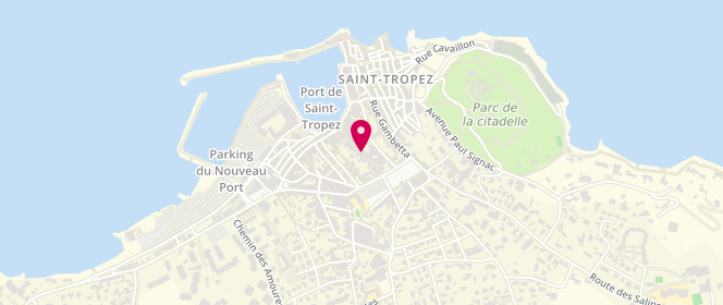 Plan de Marcel et Cavazza, 29 Bis Rue Georges Clémenceau, 83990 Saint-Tropez