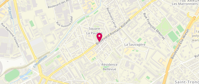 Plan de Boulangerie Germain, 297 Boulevard Romain Rolland, 13009 Marseille