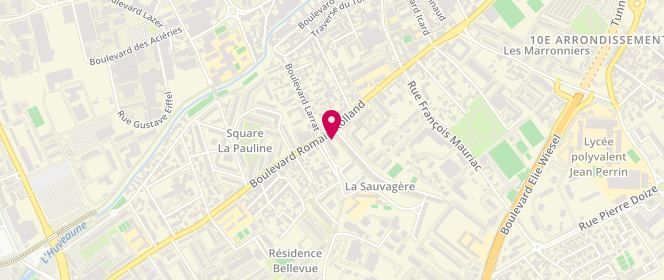 Plan de Le Fournil de la Sauvagère, 253 Boulevard Romain Rolland, 13010 Marseille