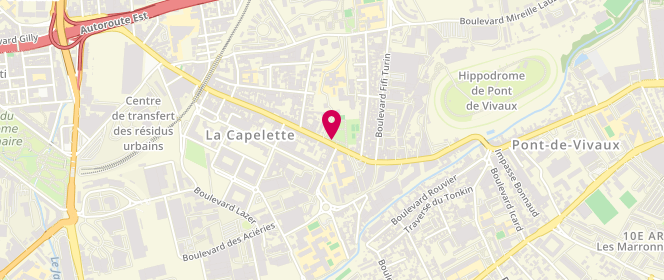 Plan de Il Piccolo, 245 avenue de la Capelette, 13010 Marseille