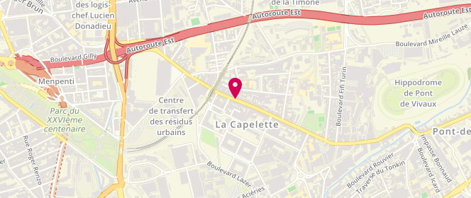 Plan de Le Fournil de la Capelette, 145 avenue de la Capelette, 13010 Marseille