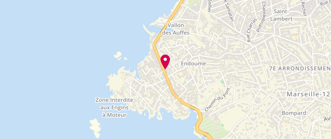 Plan de La Vague Gourmande, 209 Promenade
Cor Président John Fitzgerald Kennedy, 13007 Marseille