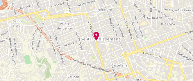 Plan de Au Pain d'Autrefois, 143 Rue Paradis, 13006 Marseille