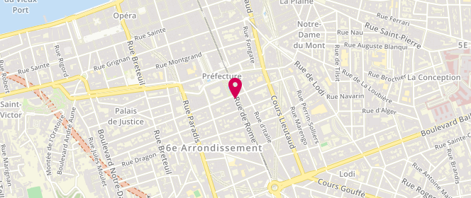 Plan de Pâtisserie Noni Nona, 116 Rue de Rome, 13006 Marseille