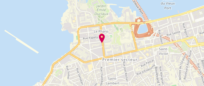 Plan de Mando, 32 avenue Pasteur, 13007 Marseille