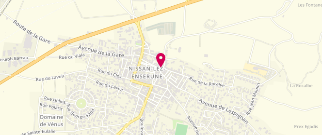Plan de La mie de Nissan, 5 Rue de Terre Rousse, 34440 Nissan-lez-Enserune