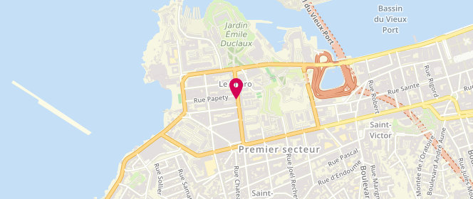 Plan de Araneo, 22 Avenue Pasteur, 13007 Marseille
