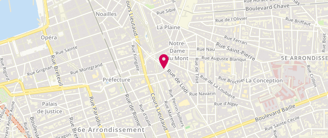Plan de Delice du Pain, 36 place Notre Dame du Mont, 13006 Marseille