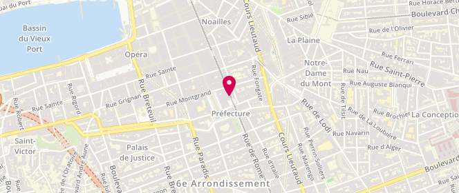 Plan de Carrefour City, 2 place de Rome, 13006 Marseille