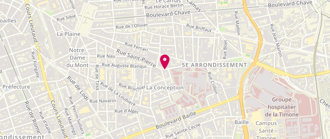 Plan de Boulangerie de la Conception, 108 Rue Saint Pierre, 13005 Marseille