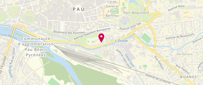 Plan de Boulangerie du Circuit, 22 avenue Gaston Lacoste, 64000 Pau