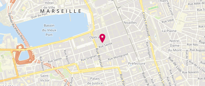 Plan de Le Pain de l'Opéra, 61 Rue Francis Davso, 13001 Marseille
