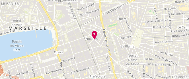 Plan de Liza Fournil, 37 Rue d'Aubagne, 13001 Marseille