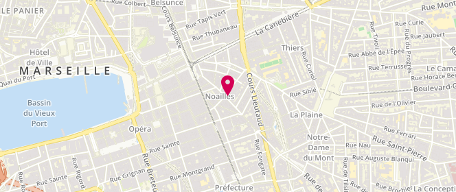 Plan de Le fournil d’Aubagne, 39 Rue d'Aubagne, 13001 Marseille
